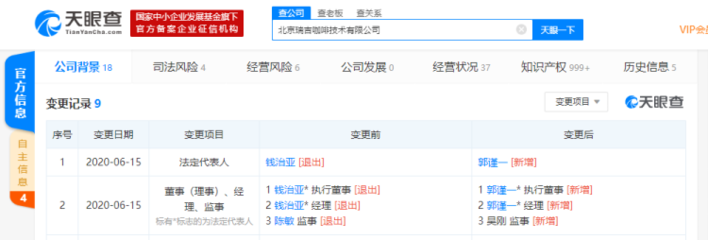 錢治亞退出瑞幸關(guān)聯(lián)公司，自助咖啡市場戰(zhàn)略布局或?qū)⑸? />
</span>
<span id=
